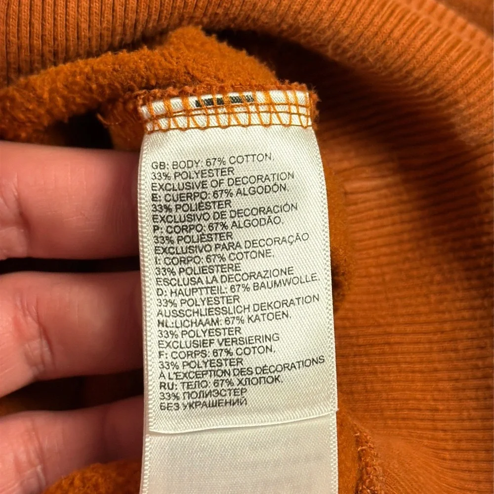 The‎ North Face Hoodie Mens XL Orange Geodesic Tent Logo Pullover SP20